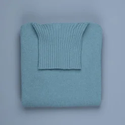 William Lockie x Frans Boone Tip Super Geelong Roll Neck Purslane