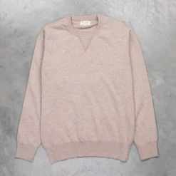 William Lockie x Frans Boone Super Geelong Vintage Fit Sweater Mushroom