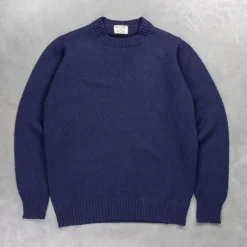 William Lockie x Frans Boone Nis Cashmere Crew Neck Blackberry