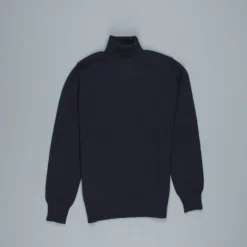 William Lockie x Frans Boone Oxton Cashmere Dolcevita Dark Navy