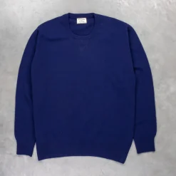 William Lockie x Frans Boone Super Geelong Vintage fit sweater American Navy