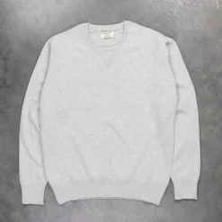William Lockie x Frans Boone Super Geelong Vintage fit sweater Argent