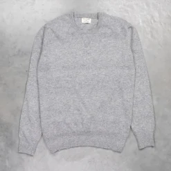 William Lockie x Frans Boone Super Geelong Vintage fit sweater Flannel Grey