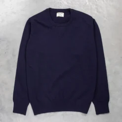 William Lockie x Frans Boone Super Geelong Vintage fit sweater Dark Navy