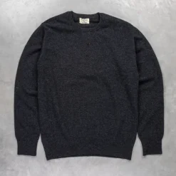 William Lockie x Frans Boone Super Geelong Vintage fit sweater Charcoal