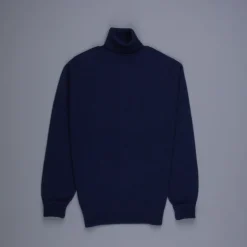 William Lockie x Frans Boone Rob Cashmere Roll-Neck Blackberry