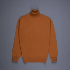 William Lockie x Frans Boone Rob Cashmere Roll-Neck Toffee