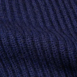 William Lockie x Frans Boone Royal Rib Cashmere Hat Blackberry