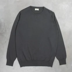 William Lockie x Frans Boone Odyssey Cash/Cotton Sweater Drill Grey