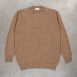 William Lockie x Frans Boone Inigo Baby Lambswool Crew Neck Berbero