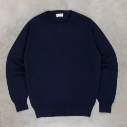 William Lockie x Frans Boone Odyssey Cash/Cotton Sweater Nero Navy