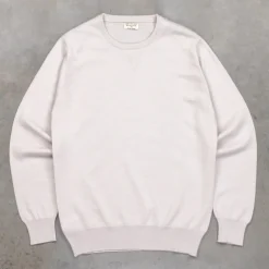 William Lockie x Frans Boone Odyssey Cash/Cotton Sweater Platinum