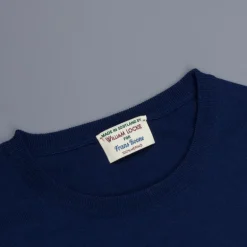 William Lockie x Frans Boone 30 gauge Loro Piana Merino's Crew Neck American Navy