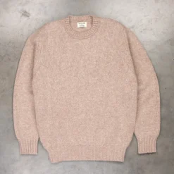William Lockie x Frans Boone Alain Lambswool Crew Neck Cobble