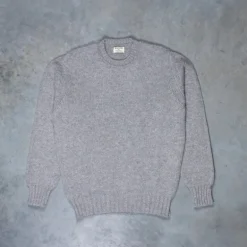 William Lockie x Frans Boone Alain Lambswool Crew Neck Flannel
