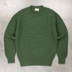 William Lockie x Frans Boone Alain Lambswool Crew Neck Rosemary