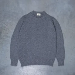 William Lockie x Frans Boone Nis Cashmere Crew Neck Dolomite/Heron