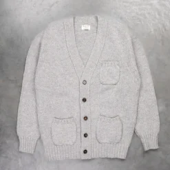 William Lockie x Frans Boone Alain 3-Pocket Cardigan Lambswool Flannel