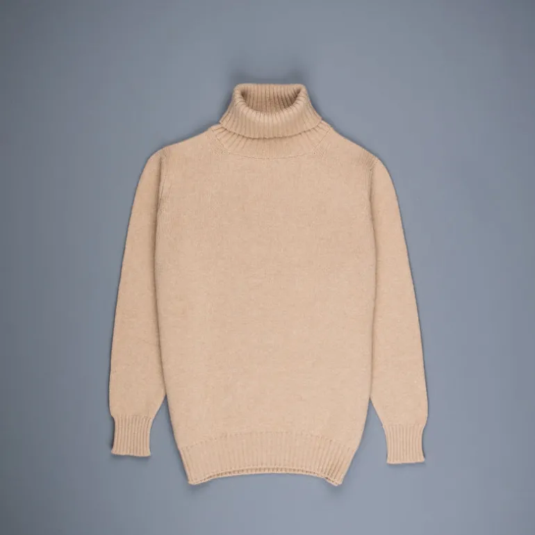 William Lockie x Frans Boone Tip Super Geelong Roll Neck Sandstorm