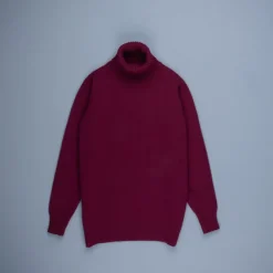 William Lockie x Frans Boone Tip Super Geelong Roll Neck Damson