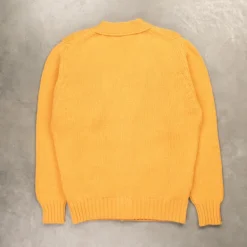 William Lockie x Frans Boone Alain 3-Pocket Cardigan Lambswool Harvest Gold