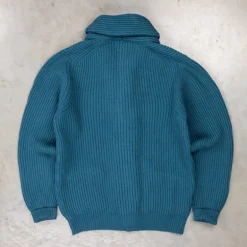 William Lockie x Frans Boone Cashmere Cardigan Steve Teal
