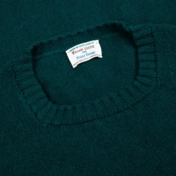 William Lockie x Frans Boone Tip Super Geelong Crew Neck Tartan Green