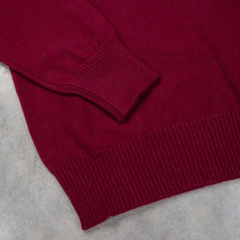 William Lockie x Frans Boone Oxton Cashmere Dolcevita Damson
