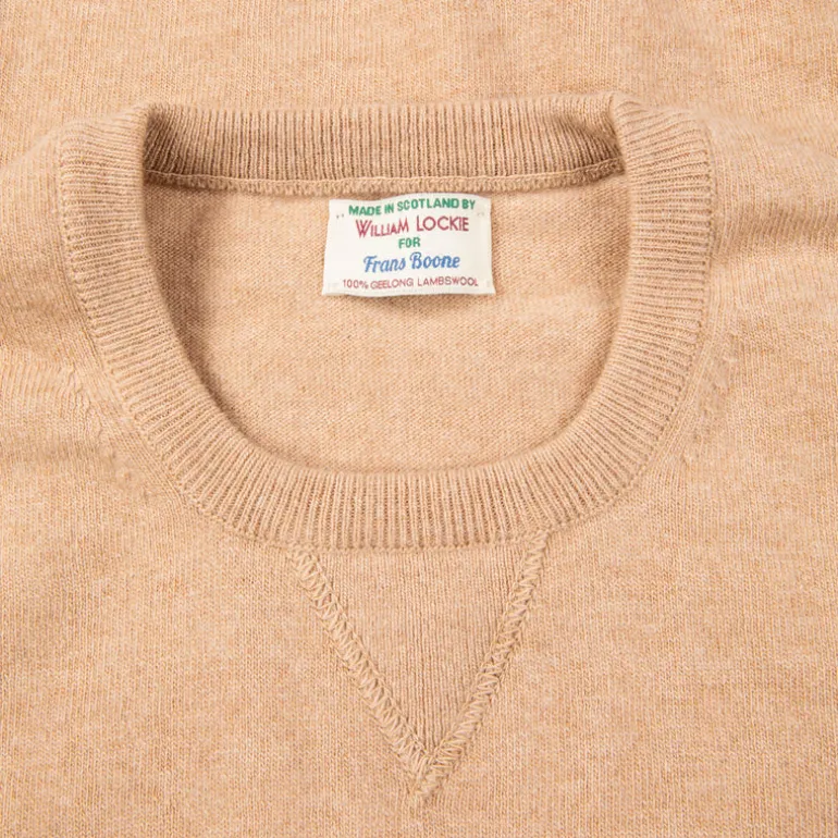 William Lockie x Frans Boone Super Geelong Vintage fit sweater Sandstorm