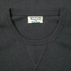 William Lockie x Frans Boone Odyssey Cash/Cotton Sweater Drill Grey