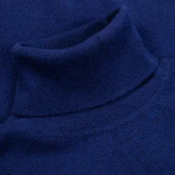 William Lockie x Frans Boone Super Geelong Roll Neck British Blue