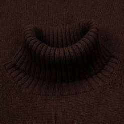 William Lockie x Frans Boone Inigo Baby Lambswool Roll Neck Caffe