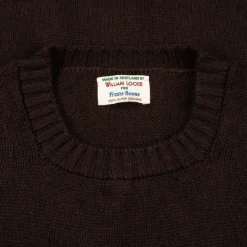 William Lockie x Frans Boone Inigo Baby Lambswool Crew Neck Caffe