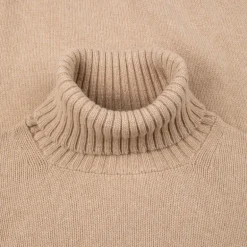 William Lockie x Frans Boone Tip Super Geelong Roll Neck Sandstorm