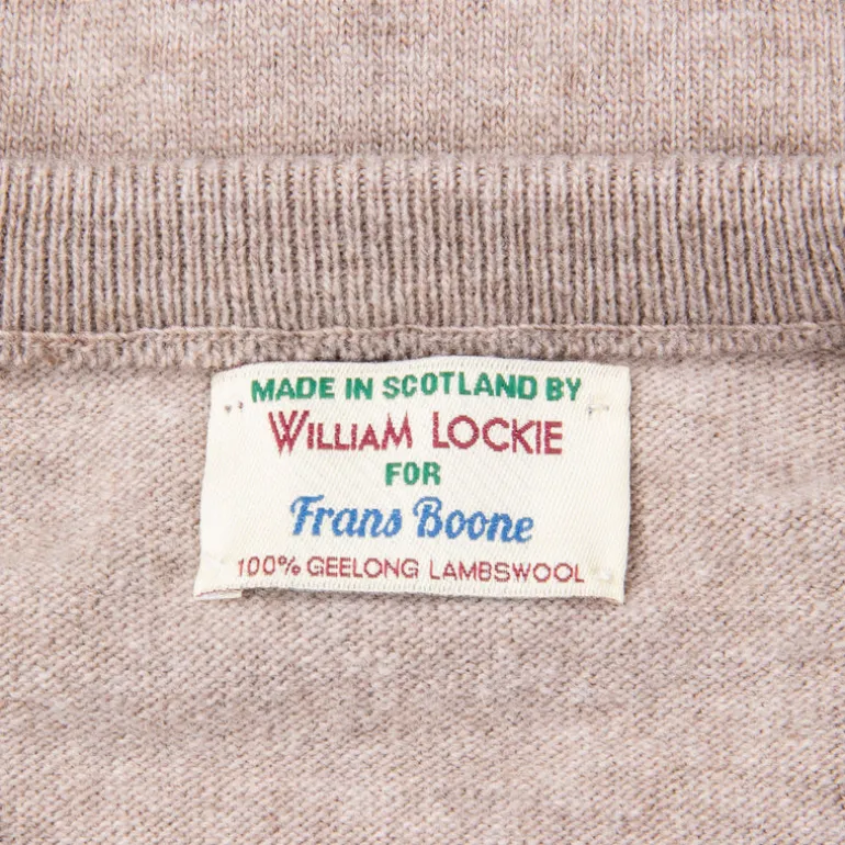 William Lockie x Frans Boone Super Geelong Vintage Fit Sweater Mushroom