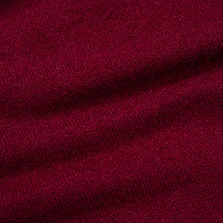 William Lockie x Frans Boone Oxton Cashmere Dolcevita Damson