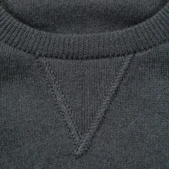 William Lockie x Frans Boone Odyssey Cash/Cotton Sweater Drill Grey