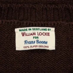 William Lockie x Frans Boone Inigo Baby Lambswool Crew Neck Caffe