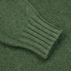 William Lockie x Frans Boone Alain Lambswool Crew Neck Rosemary