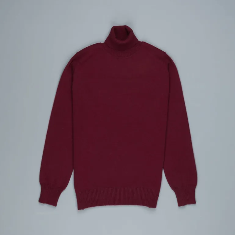 William Lockie x Frans Boone Oxton Cashmere Dolcevita Damson