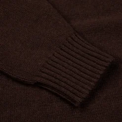 William Lockie x Frans Boone Inigo Baby Lambswool Crew Neck Caffe