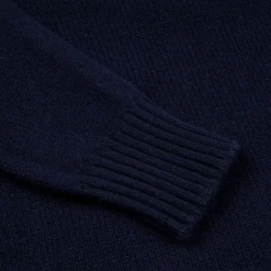 William Lockie x Frans Boone Tip Super Geelong Roll Neck Dark Navy