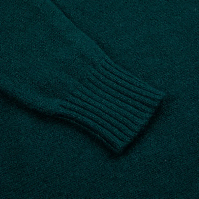 William Lockie x Frans Boone Tip Super Geelong Crew Neck Tartan Green