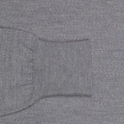 William Lockie x Frans Boone 30 gauge Loro Piana merino's Sweater Crew Neck Flannel
