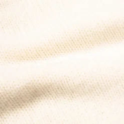 William Lockie x Frans Boone Alain Lambswool Crew Neck Ecru