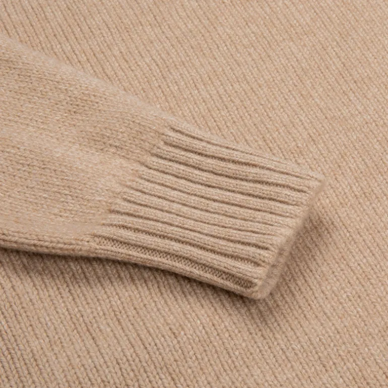 William Lockie x Frans Boone Tip Super Geelong Roll Neck Sandstorm