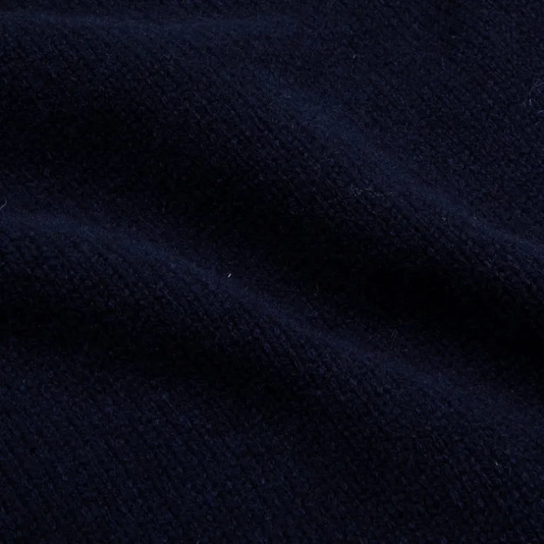 William Lockie x Frans Boone Tip Super Geelong Roll Neck Dark Navy