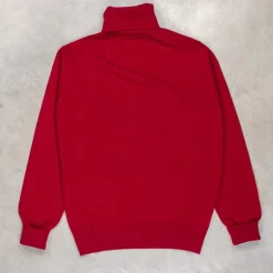 William Lockie x Frans Boone Super Geelong Roll Neck Claret