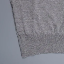 William Lockie x Frans Boone 30 gauge Loro Piana merino's Sweater Crew Neck Flannel