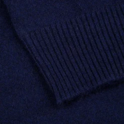 William Lockie x Frans Boone Rob Cashmere Roll-Neck Blackberry